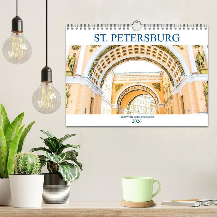 Produktbild: St. Petersburg - Prachtvolle Ostseemetropole (Wandkalender 2026 DIN A4 quer), CALVENDO Monatskalender