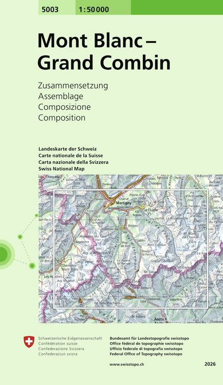 Produktbild: 5003 Mont Blanc - Grand Combin