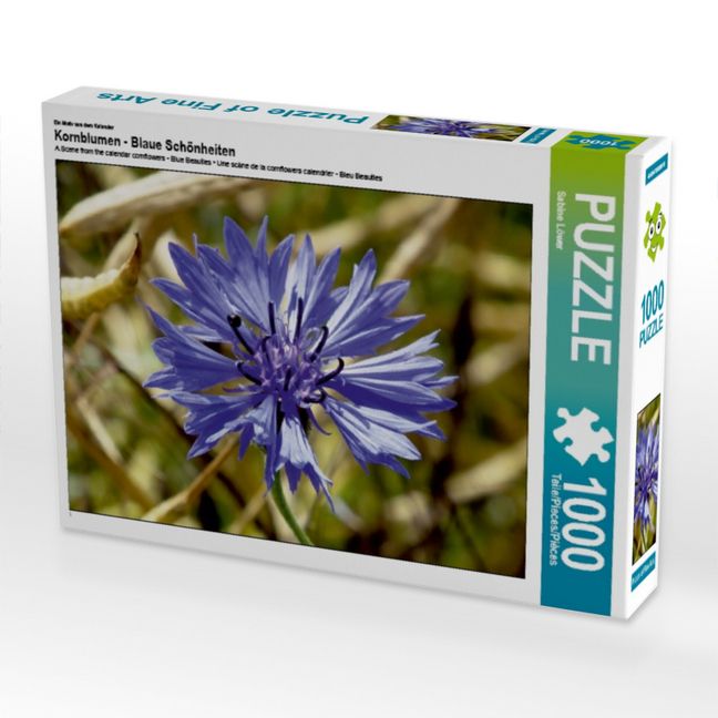 Produktbild: Ein Motiv aus dem Kalender Kornblumen - Blaue Sch&ouml;nheiten (Puzzle)