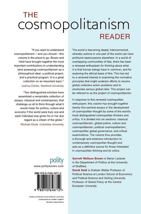 Produktbild: The Cosmopolitanism Reader