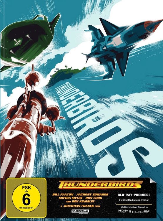 Produktbild: Thunderbirds | Mediabook (2x Blu-ray) mit Dolby Atmos + Auro-3D | Cover B - 444 Stück