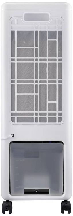 Produktbild: Sygonix Luftk&uuml;hler 50 W (L x B x H) 272 x 270 x 942 mm Wei&szlig; mit Fernbedienung, Oszillierend, Timer, LED-Display