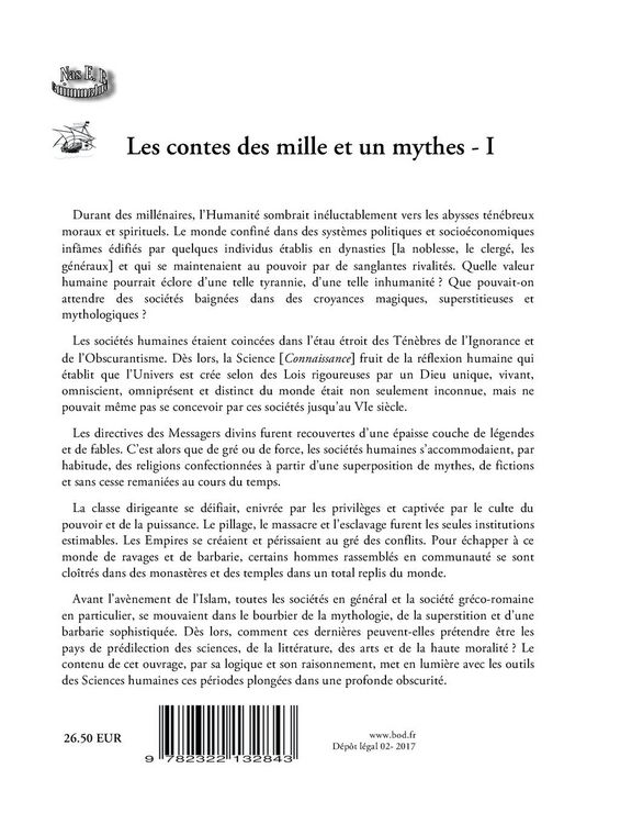 Produktbild: Les contes des mille et un mythes - Volume I