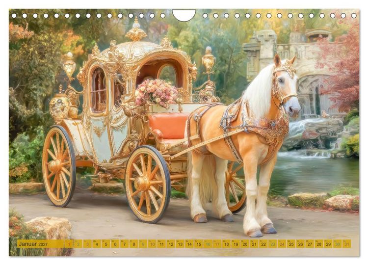 Produktbild: Kutschentr&auml;ume - Fantasiewerke (Wandkalender 2027 DIN A4 quer), CALVENDO Monatskalender
