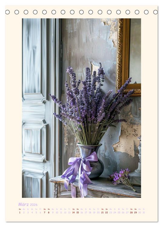 Produktbild: Lavendel (Tischkalender 2026 DIN A5 hoch), CALVENDO Monatskalender