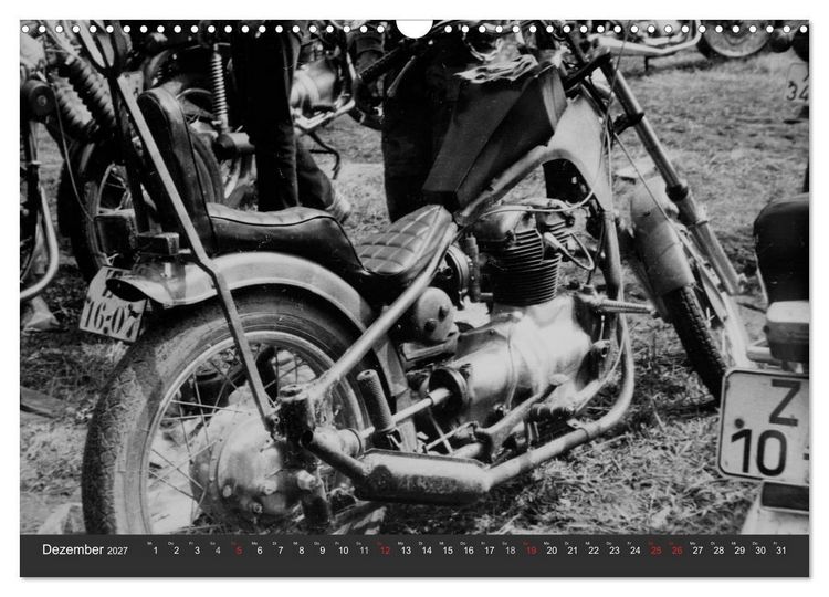 Produktbild: east Rider - Biker und Bikes aus der DDR (Wandkalender 2027 DIN A3 quer), CALVENDO Monatskalender