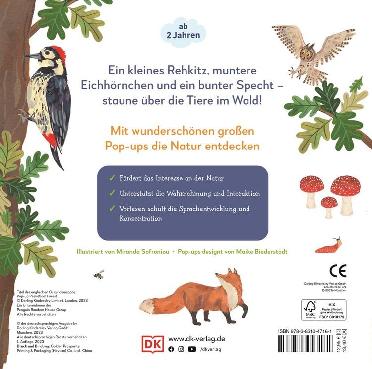 Produktbild: Mein Pop-up-Buch zum Staunen. Wer lebt im Wald?