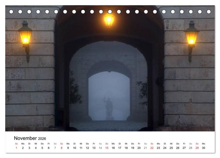 Produktbild: Fasanerie - sch&ouml;nstes Barockschloss Hessens (Tischkalender 2026 DIN A5 quer), CALVENDO Monatskalender
