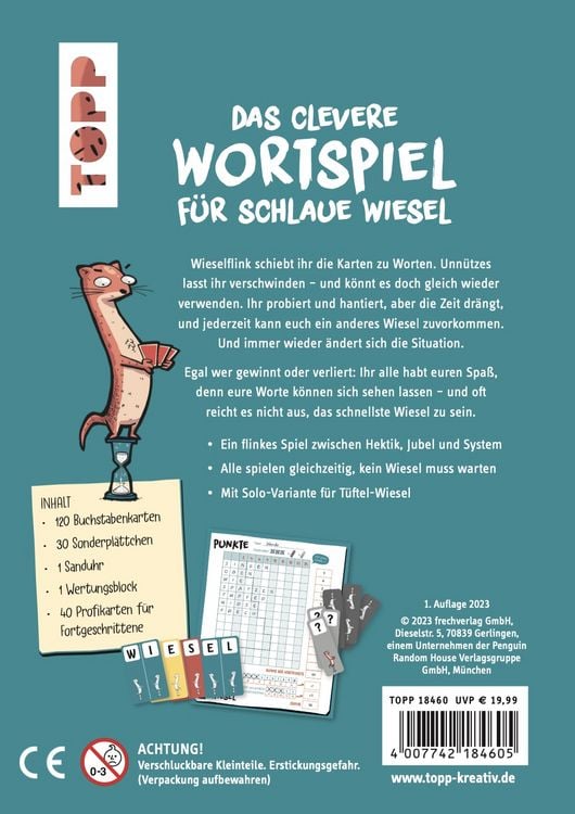Produktbild: Wortwiesel &ndash; Das flinke Wortspiel