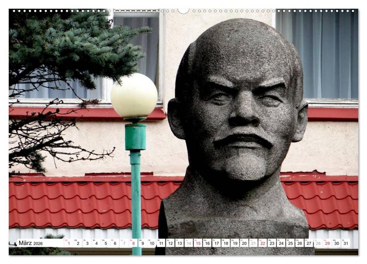 Produktbild: LENIN LEBT - Bilder einer Ikone (hochwertiger Premium Wandkalender 2026 DIN A2 quer), Kunstdruck in Hochglanz