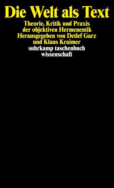 Produktbild: Die Welt als Text