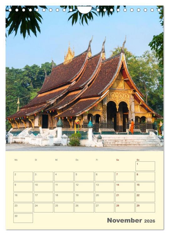 Produktbild: S&Uuml;DOSTASIEN - Mein URLAUBSPLANER (Wandkalender 2026 DIN A4 hoch), CALVENDO Monatskalender