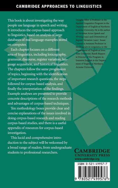 Produktbild: Corpus Linguistics