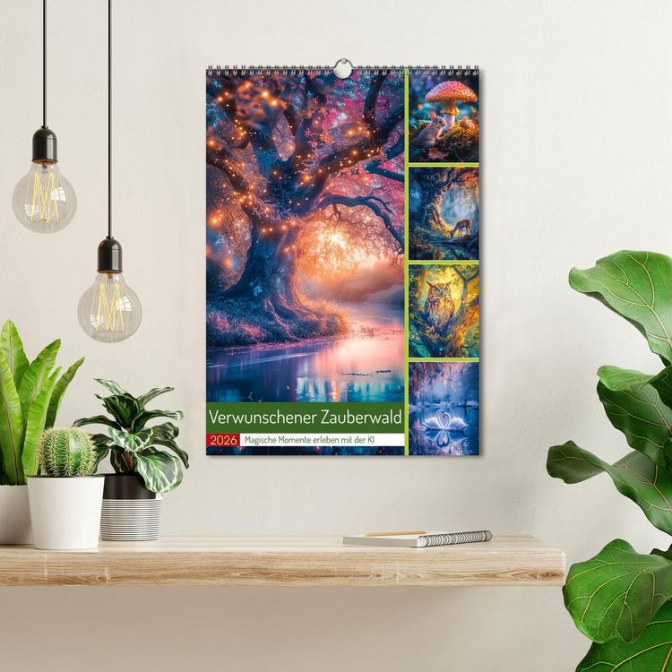 Produktbild: Verwunschener Zauberwald (Wandkalender 2026 DIN A3 hoch), CALVENDO Monatskalender