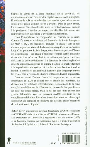 Produktbild: Les capitalismes &agrave; l'&eacute;preuve de la pand&eacute;mie