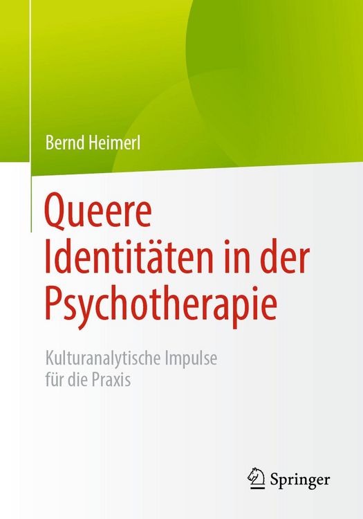 Produktbild: Queere Identit&auml;ten in der Psychotherapie