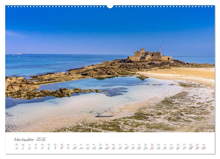 Produktbild: Meine Bretagne &ndash; Die sch&ouml;ne! (hochwertiger Premium Wandkalender 2026 DIN A2 quer), Kunstdruck in Hochglanz