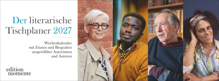 Produktbild: Der literarische Premium-Tischplaner 2027 - Wochenkalender mit Zitaten und Biografien ausgew&auml;hlter Autorinnen und Autoren