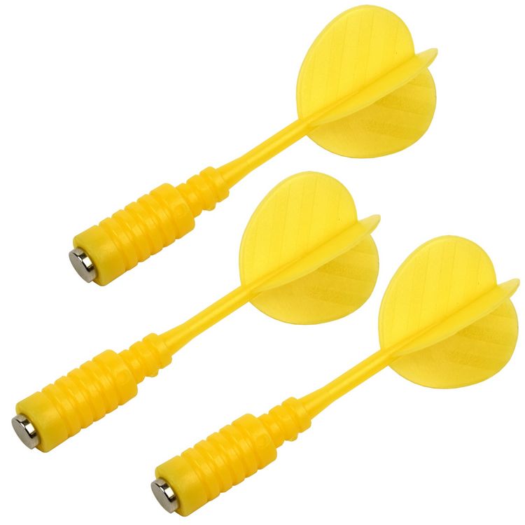 Produktbild: Karella 4845.03 - Ersatzpfeile f&uuml;r Dartboard Magnet, 3er Set gelb