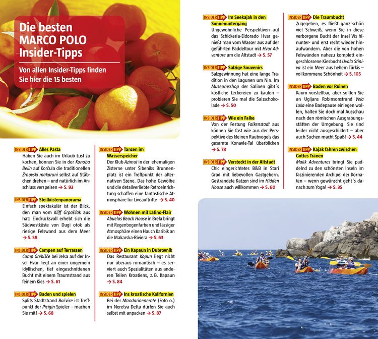Produktbild: MARCO POLO Reisef&uuml;hrer Kroatische K&uuml;ste Dalmatien