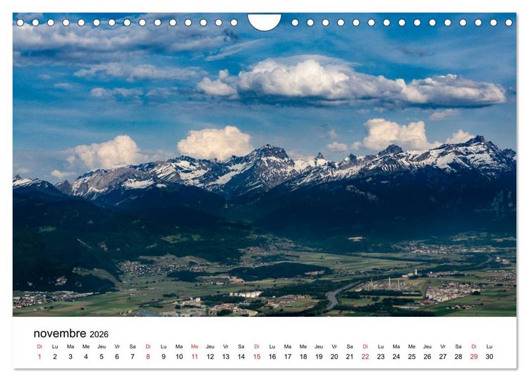 Produktbild: Randonn&eacute;es en Suisse Les Alpes vaudoises (Calendrier mural 2026 DIN A4 vertical), CALVENDO calendrier mensuel
