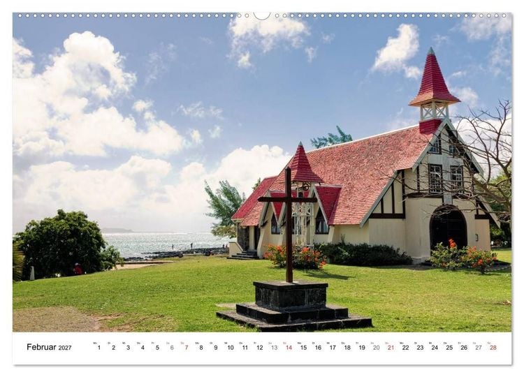 Produktbild: Inselparadies Mauritius (Wandkalender 2027 DIN A2 quer), CALVENDO Monatskalender