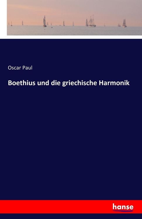 Produktbild: Boethius und die griechische Harmonik