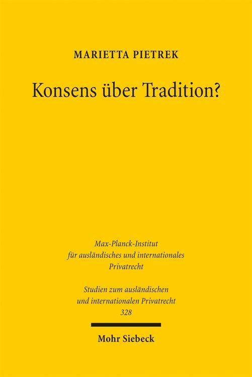 Produktbild: Konsens &uuml;ber Tradition?