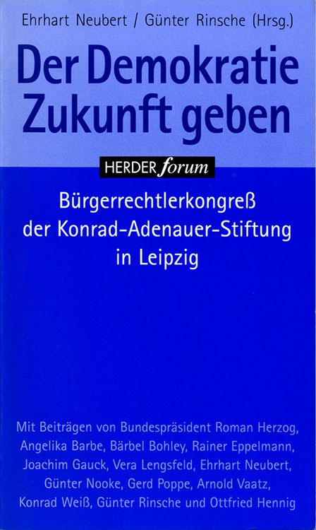 Produktbild: Der Demokratie Zukunft geben