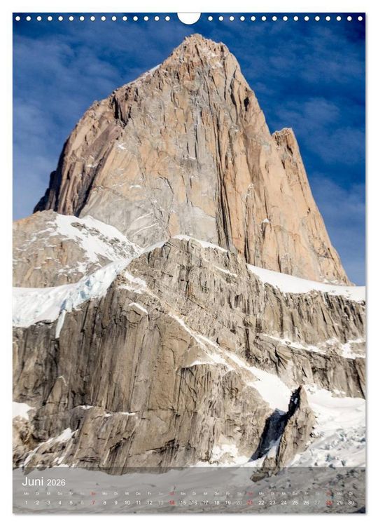 Produktbild: Majest&auml;tische Berge Cerro Fitzroy Patagonien (Wandkalender 2026 DIN A3 hoch), CALVENDO Monatskalender