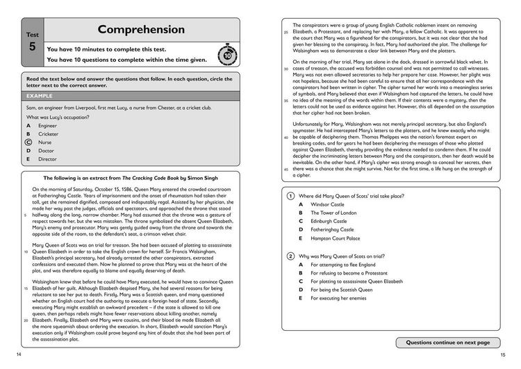 Produktbild: 11+ English Quick Practice Tests Age 10-11 (Year 6) Book 3