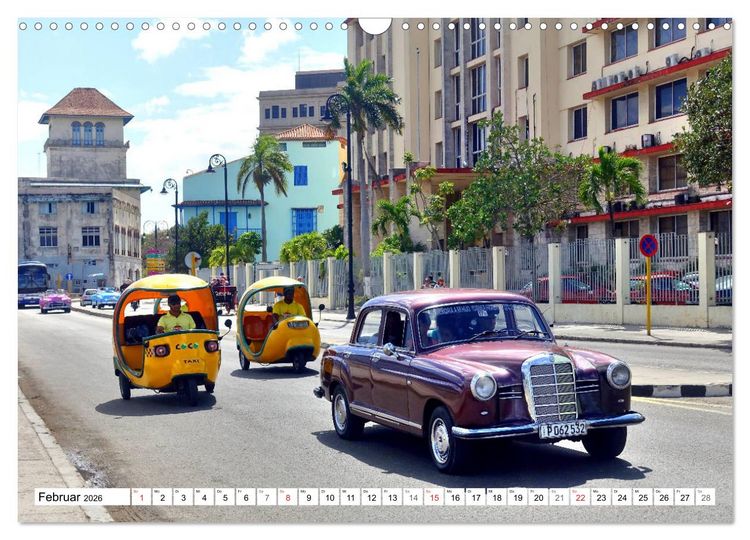 Produktbild: Mercedes-Benz Typ 180 - Ein deutscher Klassiker in Kuba (Wandkalender 2026 DIN A3 quer), CALVENDO Monatskalender