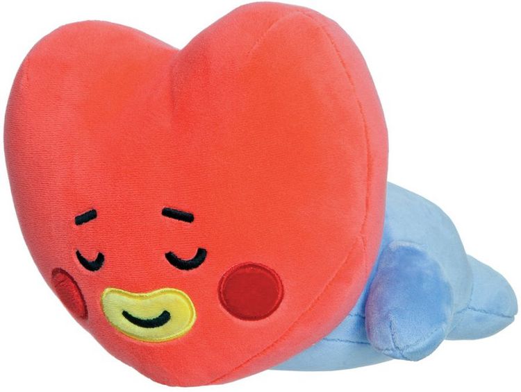 Aurora BT21 VAN Palm Pal Plüschtier - 13 Cm, Grau, Offizielles Merchandise, Umweltfreundlich