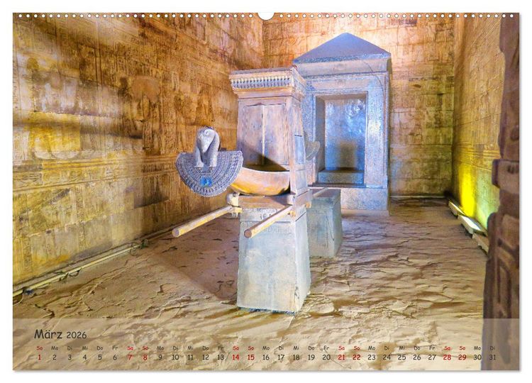 Produktbild: Zwischen Luxor und Abu Simbel - Eine Reise durch die Dynastien (Wandkalender 2026 DIN A2 quer), CALVENDO Monatskalender