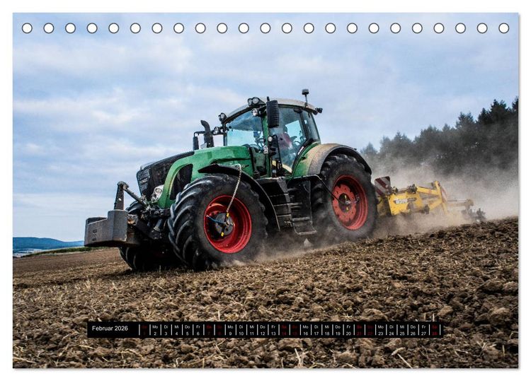 Produktbild: Landwirtschaft - Von der Saat bis zur Ernte (Tischkalender 2026 DIN A5 quer), CALVENDO Monatskalender