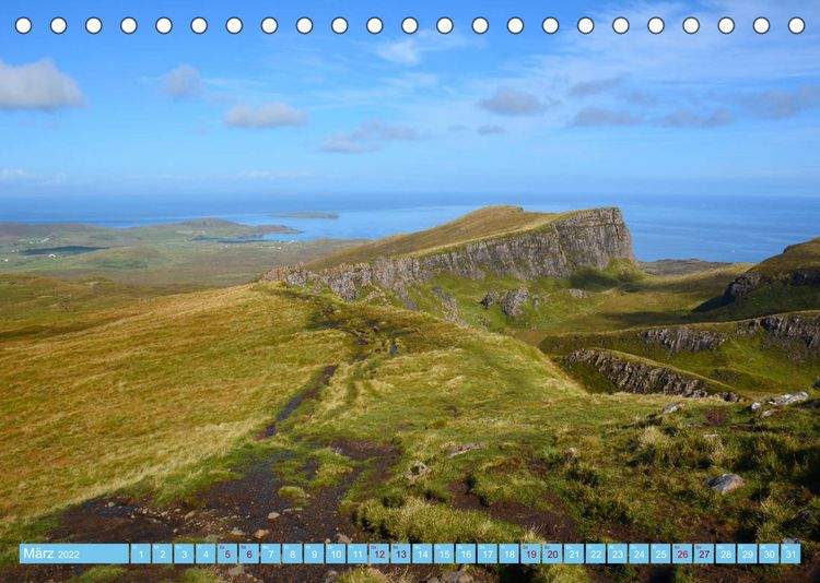 Produktbild: Isle of Skye - Die sch&ouml;nsten Landschaften Schottlands (Tischkalender 2022 DIN A5 quer)