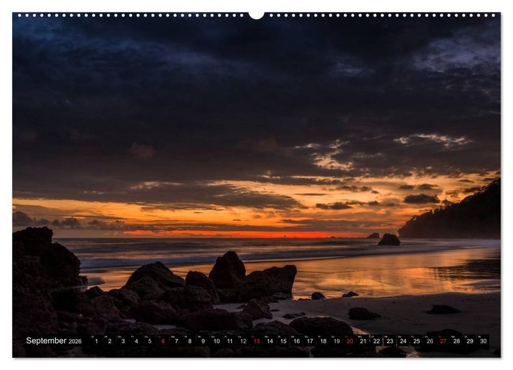Produktbild: COSTA RICA Farben und Licht (Wandkalender 2026 DIN A2 quer), CALVENDO Monatskalender