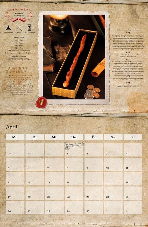 Produktbild: Der inoffizielle K&uuml;chenkalender f&uuml;r Harry Potter Fans 2027