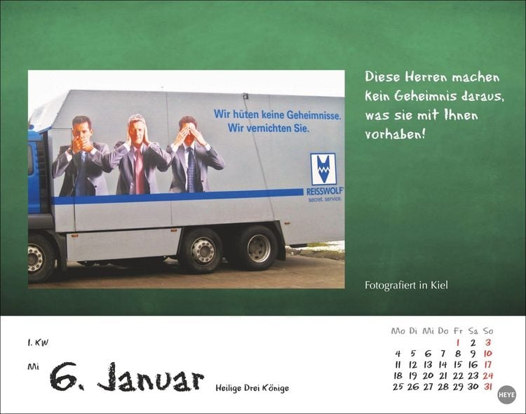 Produktbild: Bastian Sick Tagesabrei&szlig;kalender 2027