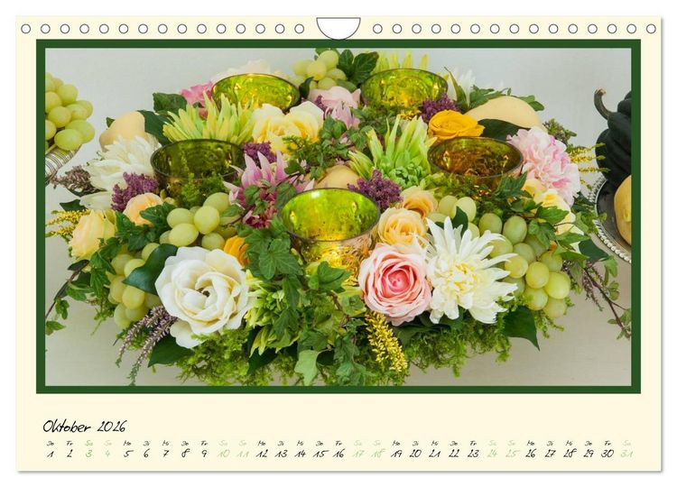 Produktbild: Blumen-Passion (Wandkalender 2026 DIN A4 quer), CALVENDO Monatskalender