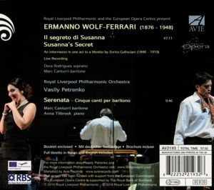 Produktbild: Wolf-Ferrari: Susannas Secret,Serenata: Five Son