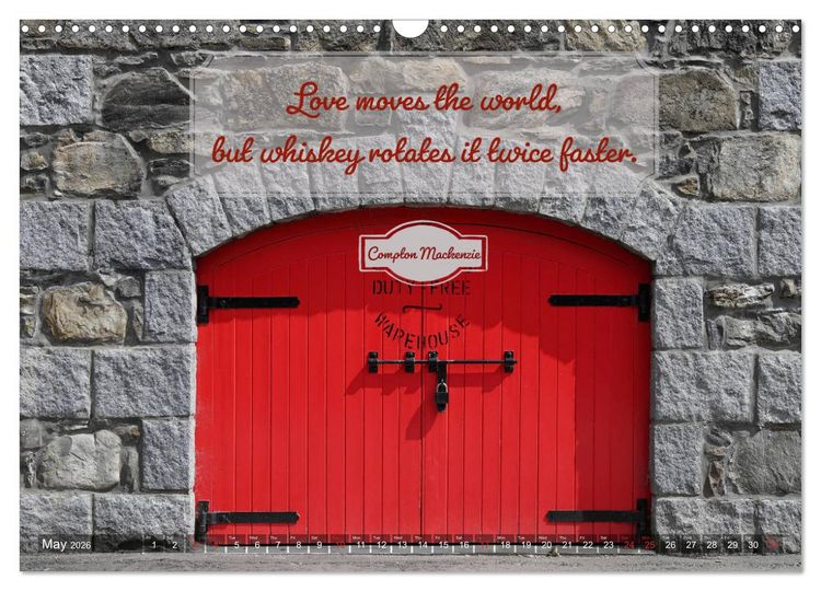 Produktbild: Wonderful Whisky Wisdom (Wall Calendar 2026 DIN A3 landscape), CALVENDO 12 Month Wall Calendar