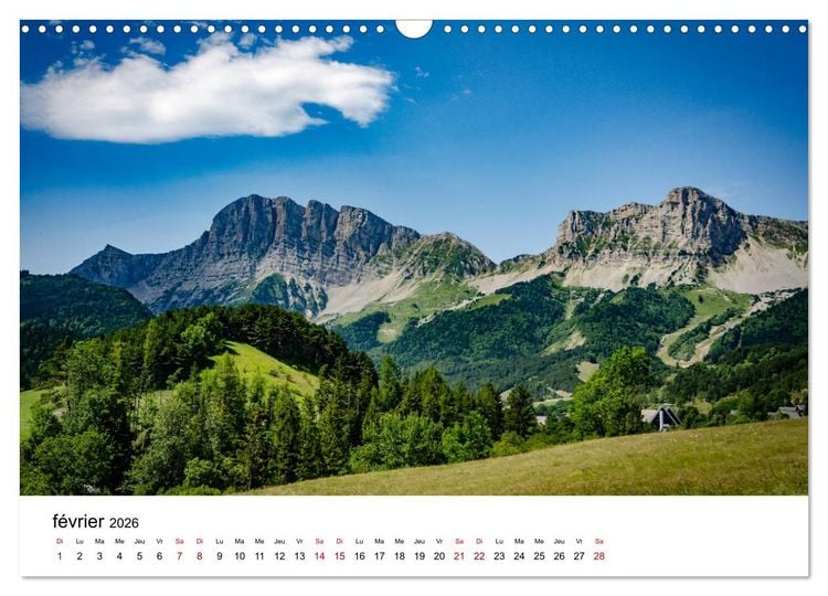 Produktbild: Les chemins du Vercors (Calendrier mural 2026 DIN A3 vertical), CALVENDO calendrier mensuel