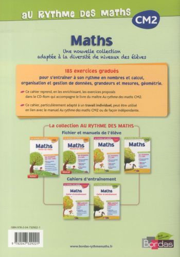 Produktbild: Maths CM2: cahier d'entra&icirc;nement