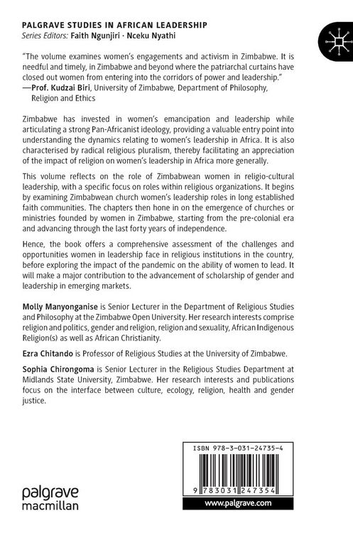 Produktbild: Women, Religion and Leadership in Zimbabwe, Volume 2