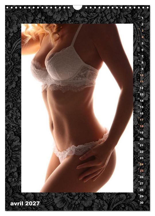 Produktbild: Belles femmes en lingerie (Calendrier mural 2027 DIN A3 horizontal), CALVENDO calendrier mensuel