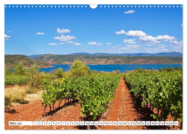 Produktbild: S&uuml;dwestfrankreich - St&auml;dte, Landschaften und Meer (Wandkalender 2026 DIN A3 quer), CALVENDO Monatskalender