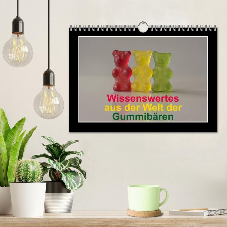 Produktbild: Wissenswertes aus der Welt der Gummib&auml;ren (Wandkalender 2026 DIN A4 quer), CALVENDO Monatskalender