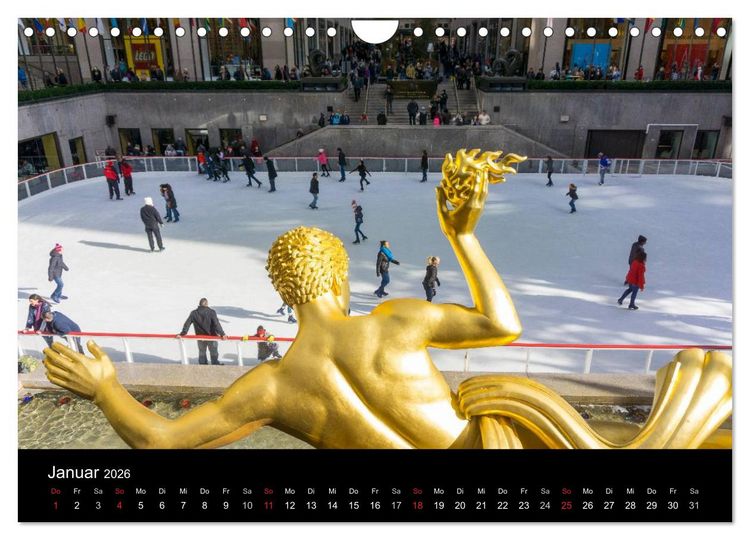 Produktbild: Herbst in New York (Wandkalender 2026 DIN A4 quer), CALVENDO Monatskalender