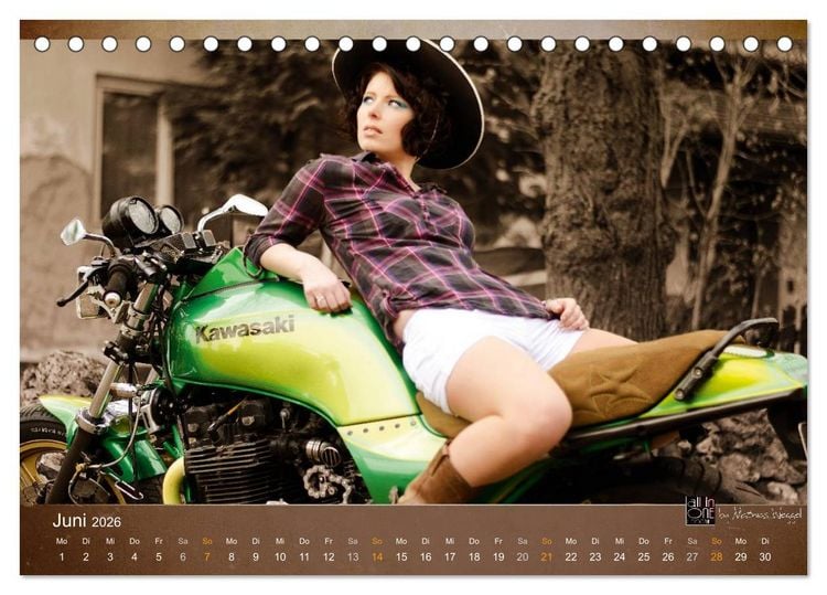 Produktbild: Western Girls (Tischkalender 2026 DIN A5 quer), CALVENDO Monatskalender